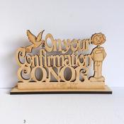 Confirmation  Wooden Keepsake Boy