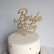 Bride to be Cake Topper image
