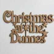 Christmas at the Family Name Sign image
