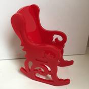 Red Acrylic Craft Chair