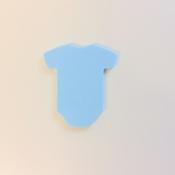Acrylic Pink or Blue Baby Romper Craft Pieces (PK OF 5)
