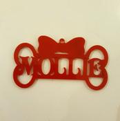 PERSONALISED DOG BONE DECORATION image