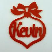 Personalised Christmas Decoration (approx 10cm) image