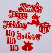 CHRISTMAS  FONDANT STAMPS image