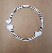 Hoop Circle with Hearts Box insert