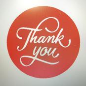 THANK YOU    FONDANT EMBOSSER STAMP image