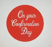 ON YOUR CONFIRMATION DAY FONDANT EMBOSSER STAMP