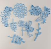 FLOWER  CAKE STAMPS 5CM - 8CM image
