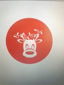 REINDEER WITH LIGHTS   FONDANT EMBOSSER STAMP