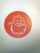 SANTS FACE  FONDANT EMBOSSER STAMP
