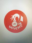 EAT UP GRINCHES   FONDANT EMBOSSER STAMP