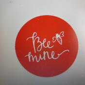 BEE MINE WITH BEE  FONDANT EMBOSSER STAMP