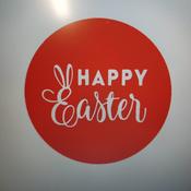 HAPPY EASTER BUNNY EARS FONDANT EMBOSSER STAMP