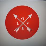 LOVE WITH ARROWS FONDANT EMBOSSER STAMP