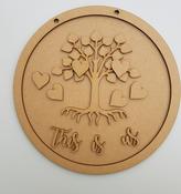 This is Us Tree  Plaque (28cm)