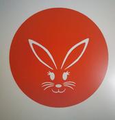 EASTER BUNNY   EMBOSSER STAMP image