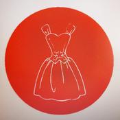 PRETTY DRESS  EMBOSSER STAMP