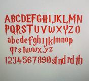 Full Set of Potter Fondant Cake Stamps inc Numbers (Colours may Vary)