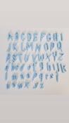 Full Set of Potter Cookie letters Cake Stamp (colours may vary)