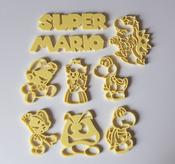 Fondant Cake Stamps Super Mario (5cm-6cm approx) (Colours may Vary)