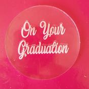 ON YOUR GRADUATION EMBOSSER STAMP