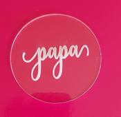 PAPA CAKE  EMBOSSER STAMP