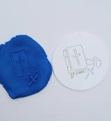 BIBLE AND ROSARY BEADS FONDANT EMBOSSER