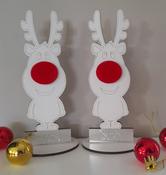 Christmas Reindeers Personalised with Name (16cm)