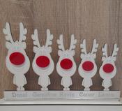 Family of 3 Reindeers - with Names Engraved image