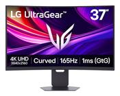 LG UltraGear 37G800A-B - G8 Series - LED monitor - gaming - curved - 37" (36.5" viewable) - 3840 x 2160 4K UHD (2160p) @ 165 Hz - VA - 400 cd/m² - 4000:1 - DisplayHDR 600 - 1 ms - 2xHDMI, DisplayPort, USB-C - speakers