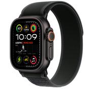 Apple Watch Ultra 3 GPS + Cellular 49mm Black Titanium Case with Black Titanium Milanese Loop - Medium