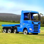 Scania Blue 24V Ride-On Truck &amp;amp; Trailer image