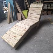 Sun Lounger - Pressure Treated Timber image