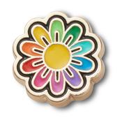 Crocs 10013431 Festival Gold Rainbow Daisy, Jibbitz