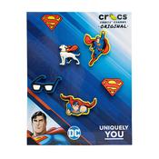 Crocs 10014930 Superman 5pack , Jibbitz