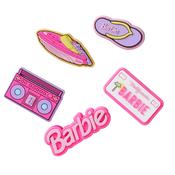 Crocs 10015775 Barbie Retro 5 Pack, Jibbitz