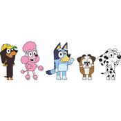 Crocs 10014369 Bluey 5 Pack, Jibbitz
