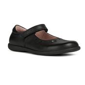 Geox J16FHA Naimara Girl, Black Leather