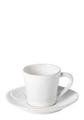 Costa Nova Tea Cup &amp; Saucer – Nova Collection 190 ml – White