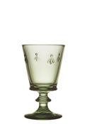 La Rochere Bee Stemmed Wine Glass in Olive Green - Pack of 6 image