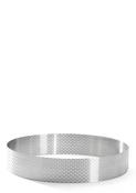 De Buyer Valrhona Perforated Round Tart Ring - 20.5 x 3.5 cm
