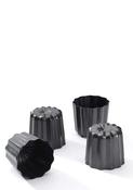 De Buyer Set of 4 Non-Stick Canele Molds - 5.5 cm