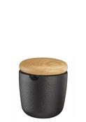 Skeppshult Little Swing Cast Iron Salt Bowl with Oak Lid image