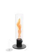 Höfats SPIN 900 Tabletop Fireplace – Black Stainless Steel (40 x 9 cm)