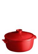 Emile Henry Round Stewpot 4L Burgundy