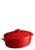 Emile Henry Oval Stewpot 6L Burgundy