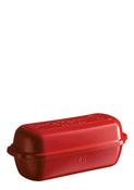 Emile Henry Ceramic Large Bread Loaf Baker - Burgundy image