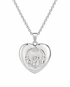 CZ Claddagh Celtic Heart Pendant image
