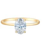 One Carat Oval Lab Diamond image