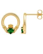 Burren - Wild Heart Claddagh Stud Earring image